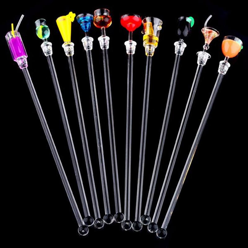 Swizzle Stick Cocktail Drink Stirrers (10 pcs)