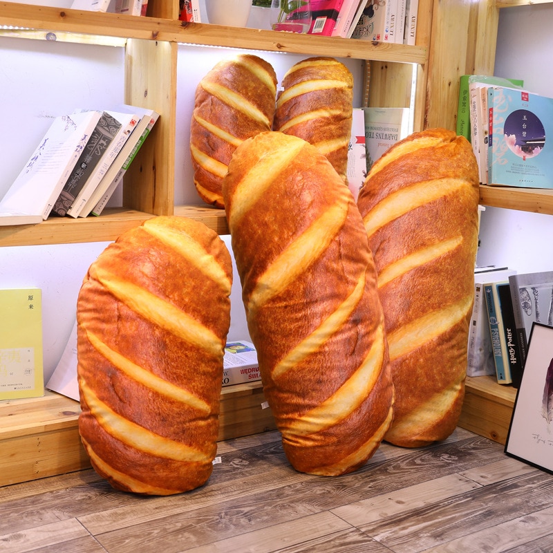 Funny Pillows 3D Bread Shape Design