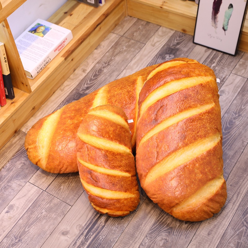 Funny Pillows 3D Bread Shape Design