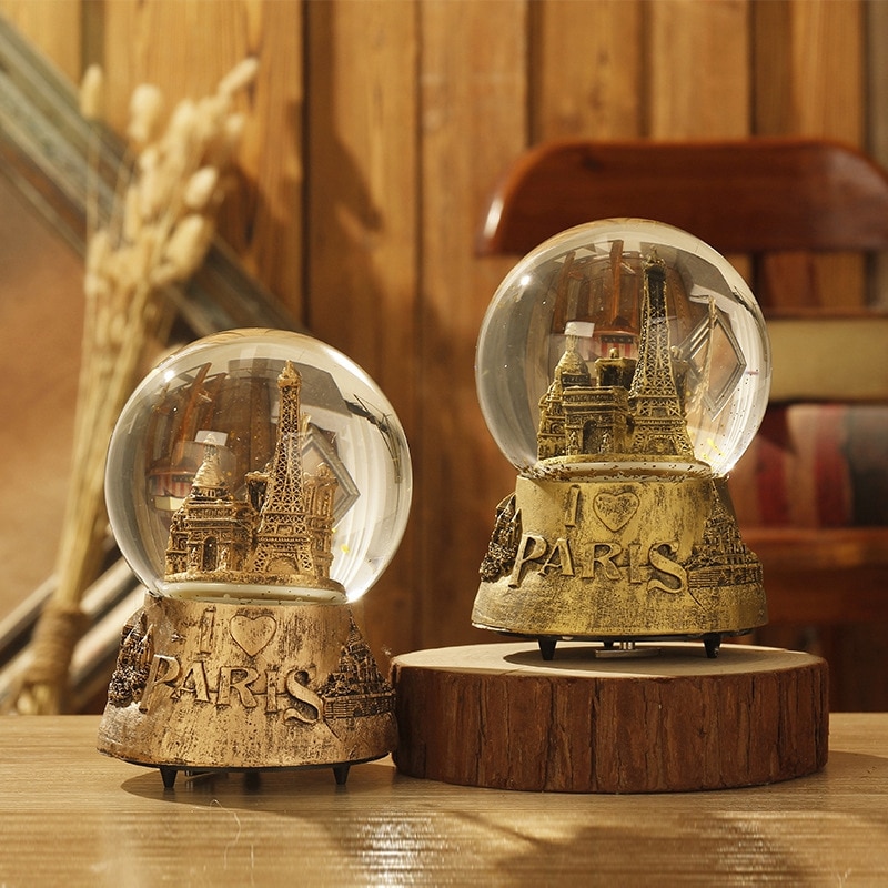 Musical Snow Globe Home Decor