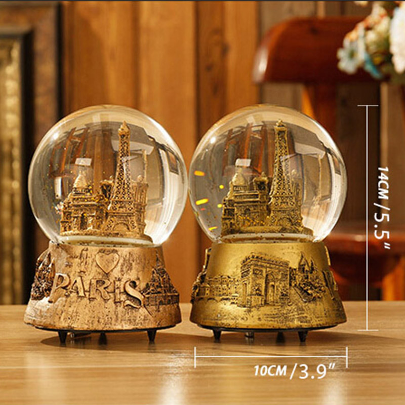 Musical Snow Globe Home Decor