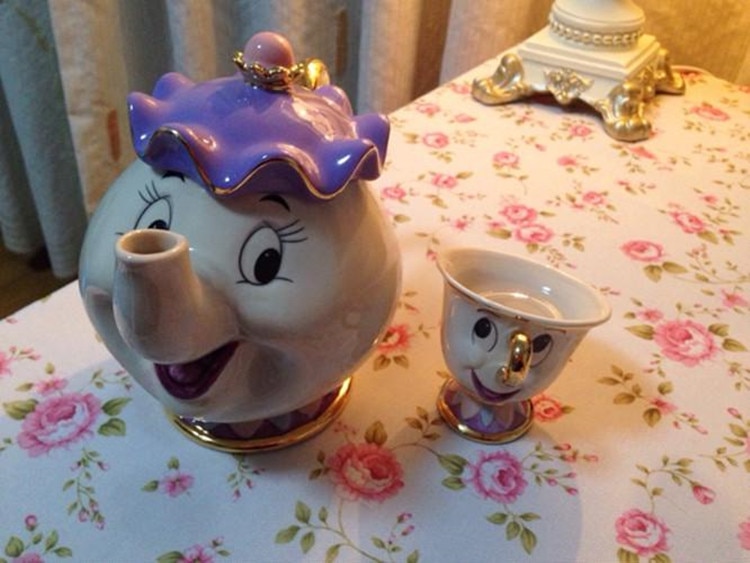 Beauty and the Beast Tea Set Ceramic Pot