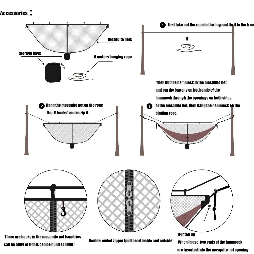 Hammock Bug Net Portable Mosquito Net