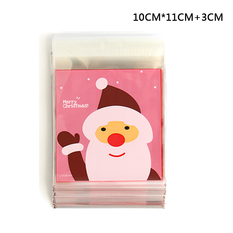 Cookie Bags Christmas Cellophane (25Pcs)