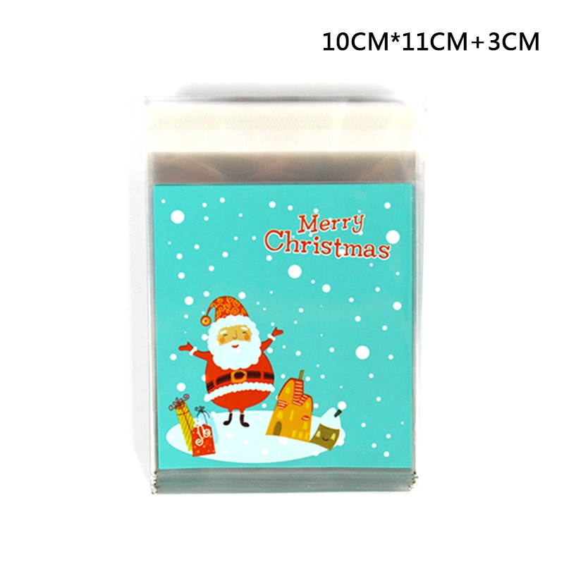 Cookie Bags Christmas Cellophane (25Pcs)