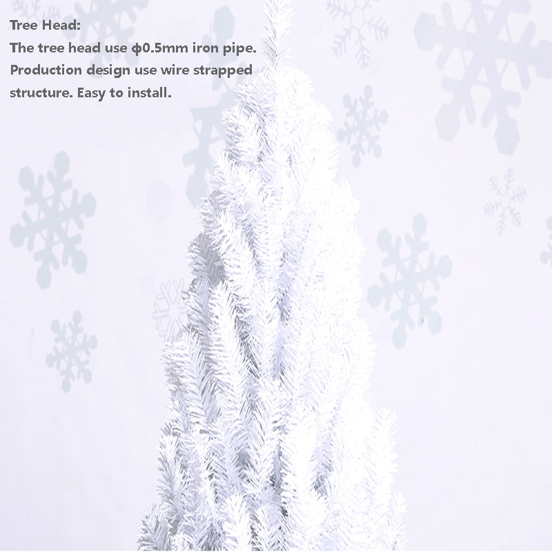 White Christmas Tree Holiday Decor