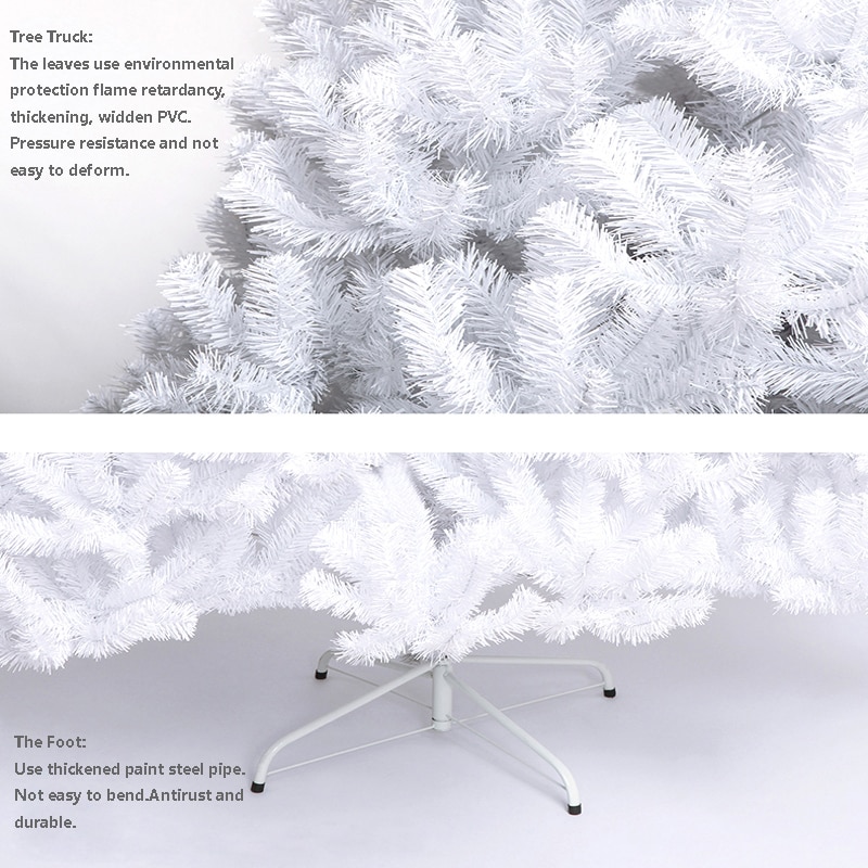 White Christmas Tree Holiday Decor