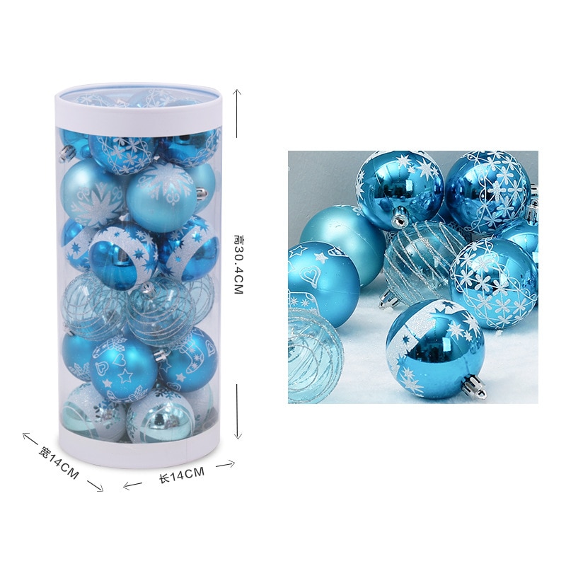 Christmas Ball Ornaments Blue Christmas Balls