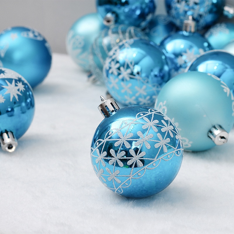 Christmas Ball Ornaments Blue Christmas Balls