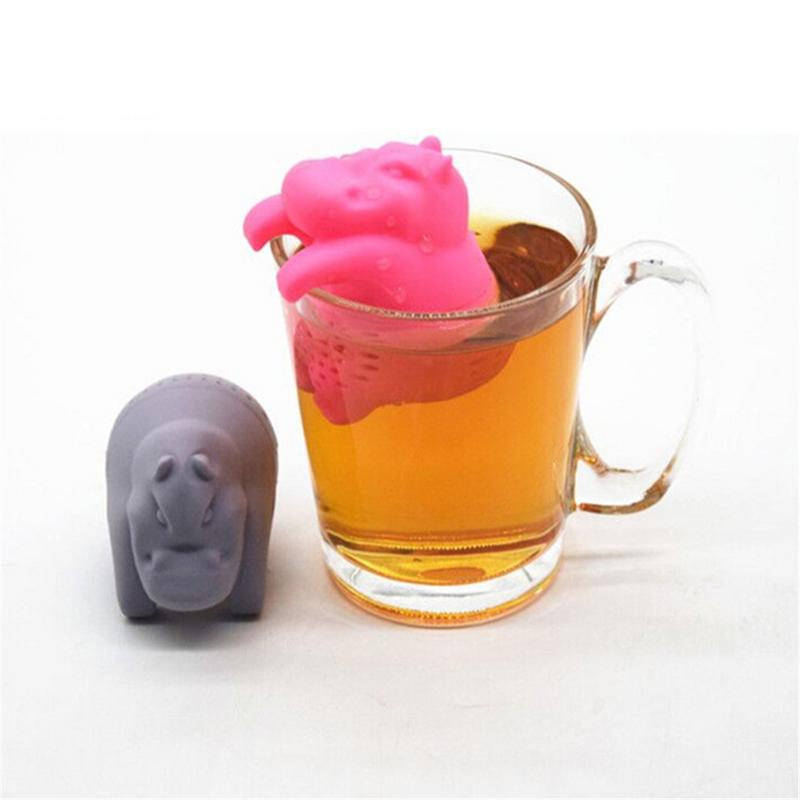 Tea Steeper Hippo Silicone Tea Filter