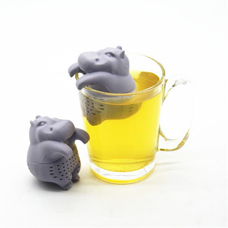 Tea Steeper Hippo Silicone Tea Filter