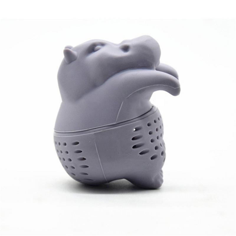 Tea Steeper Hippo Silicone Tea Filter