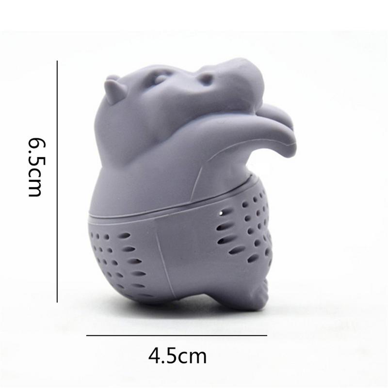 Tea Steeper Hippo Silicone Tea Filter