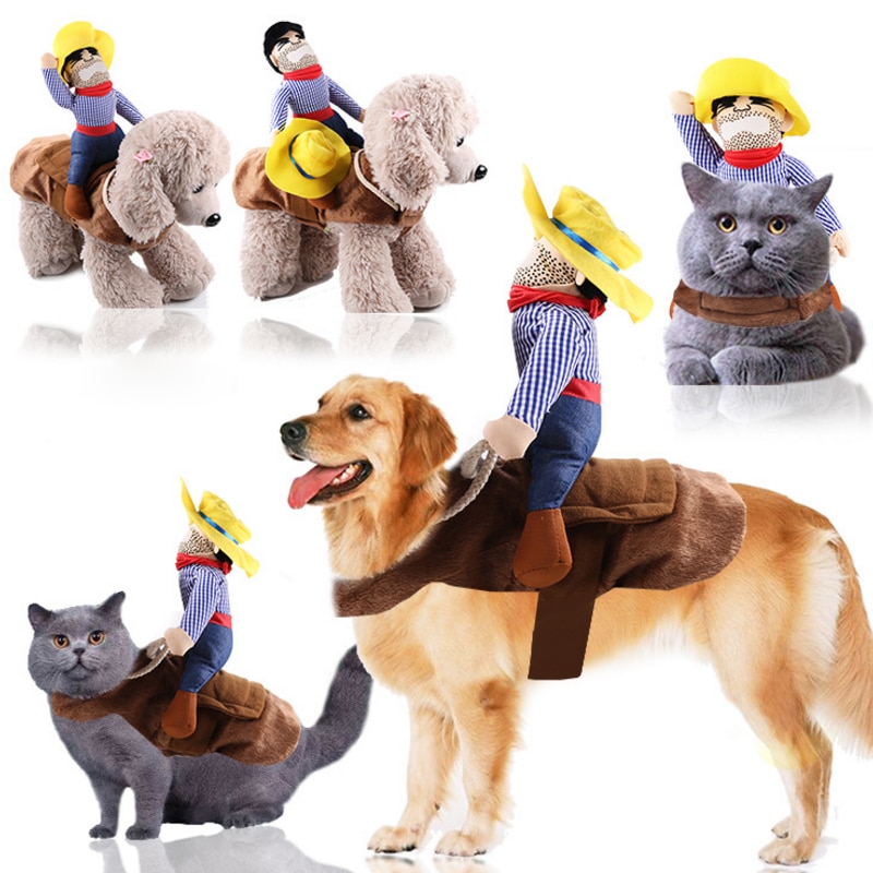 Cowboy Dog Costume Pet Clothes