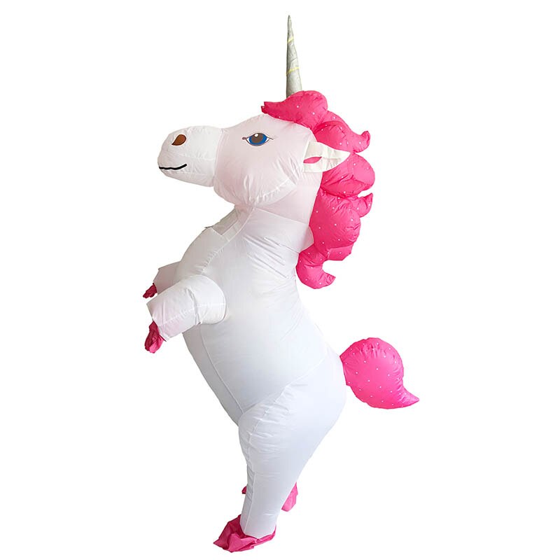 Inflatable Unicorn Costume with Air Pump