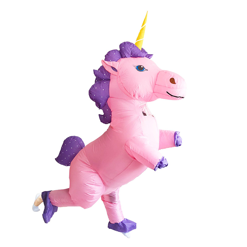 Inflatable Unicorn Costume with Air Pump