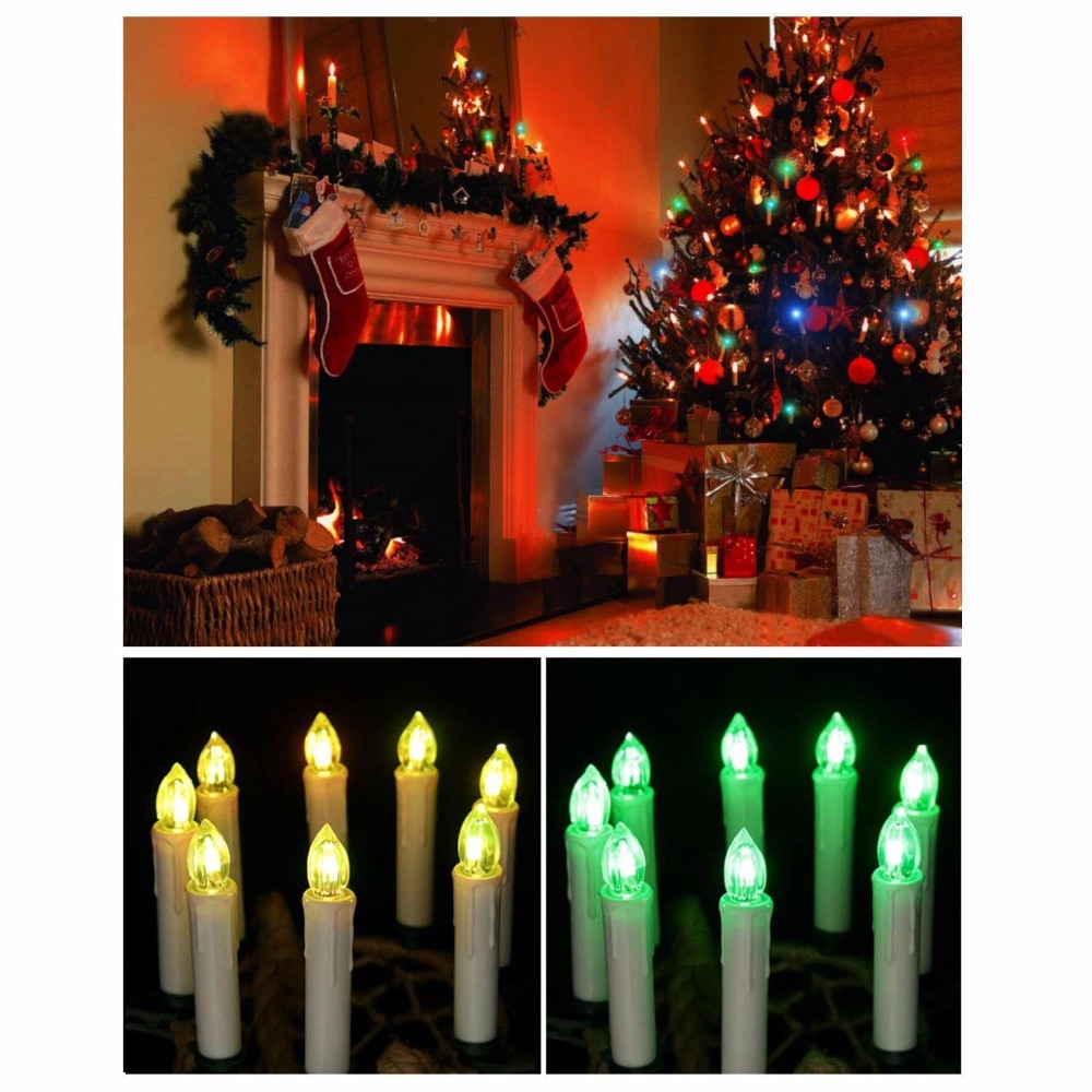 Remote Control Candles 10PC Set