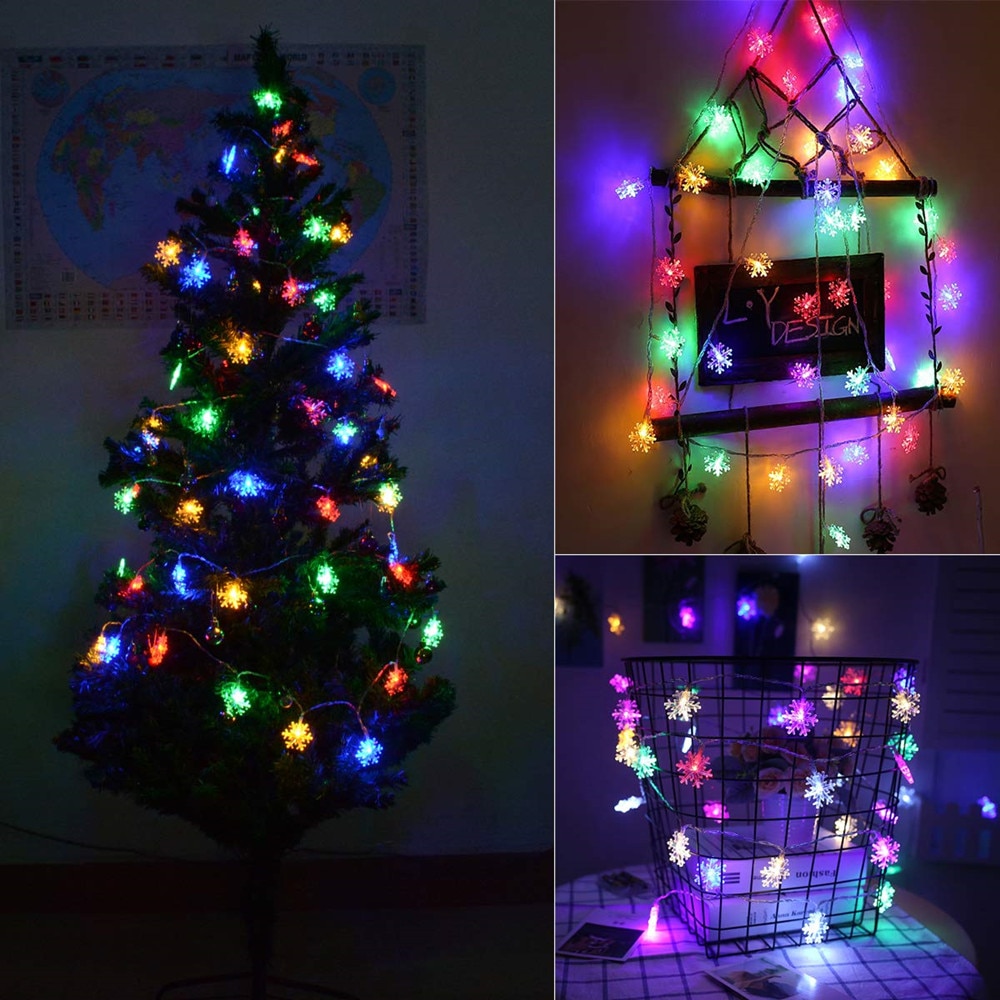 Snowflake Christmas Lights LED Lights