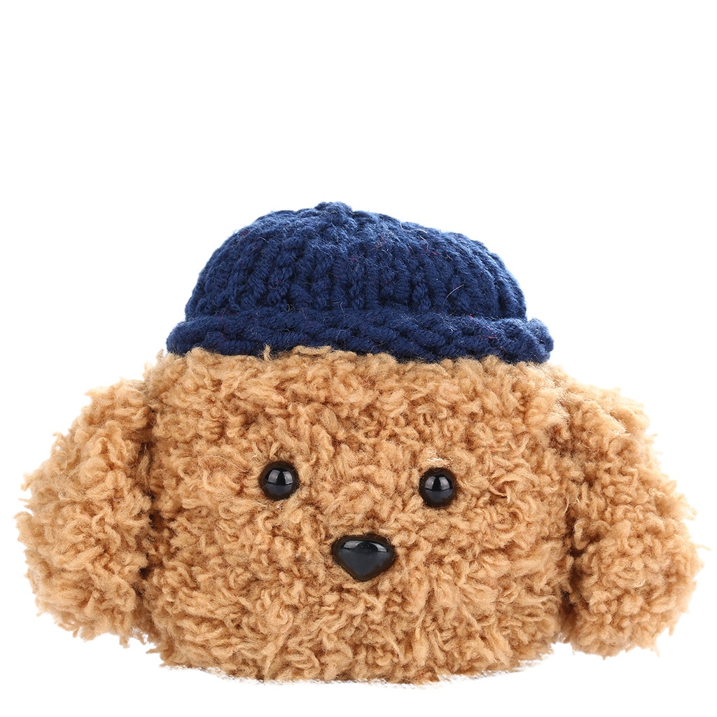 Cute Airpod Case Cover Knitted Dog Plush