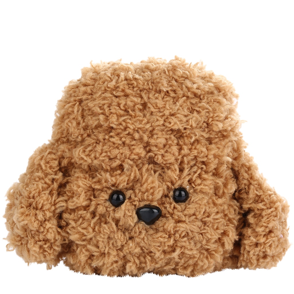 Cute Airpod Case Cover Knitted Dog Plush