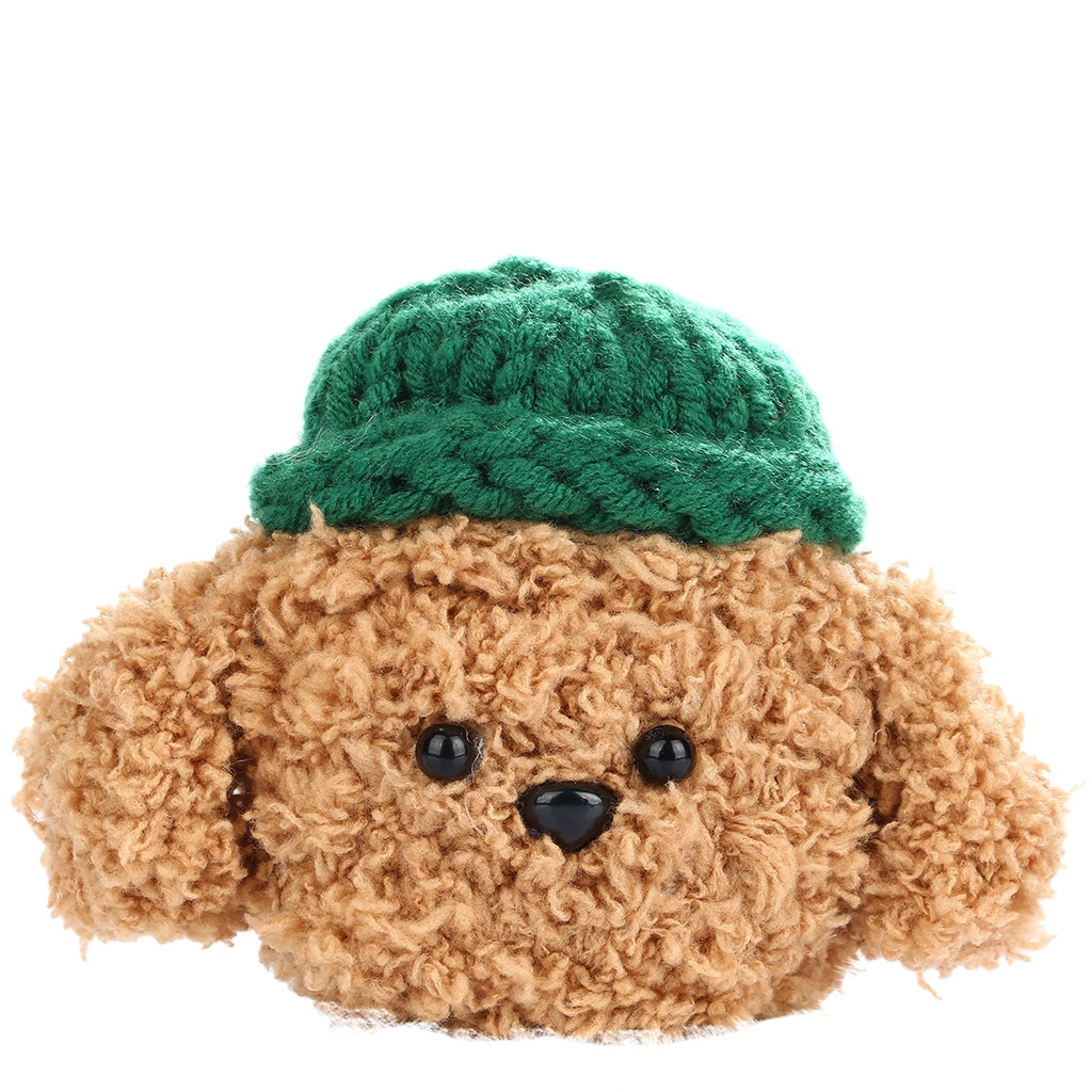 Cute Airpod Case Cover Knitted Dog Plush