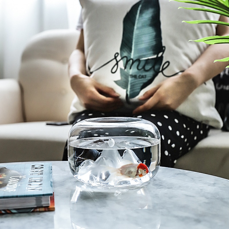 Goldfish Bowl with Mini Landscape