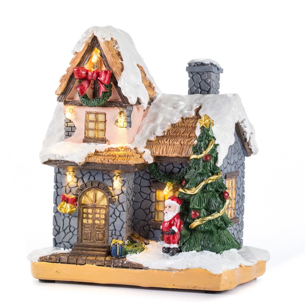 Christmas Village House with LED Lights