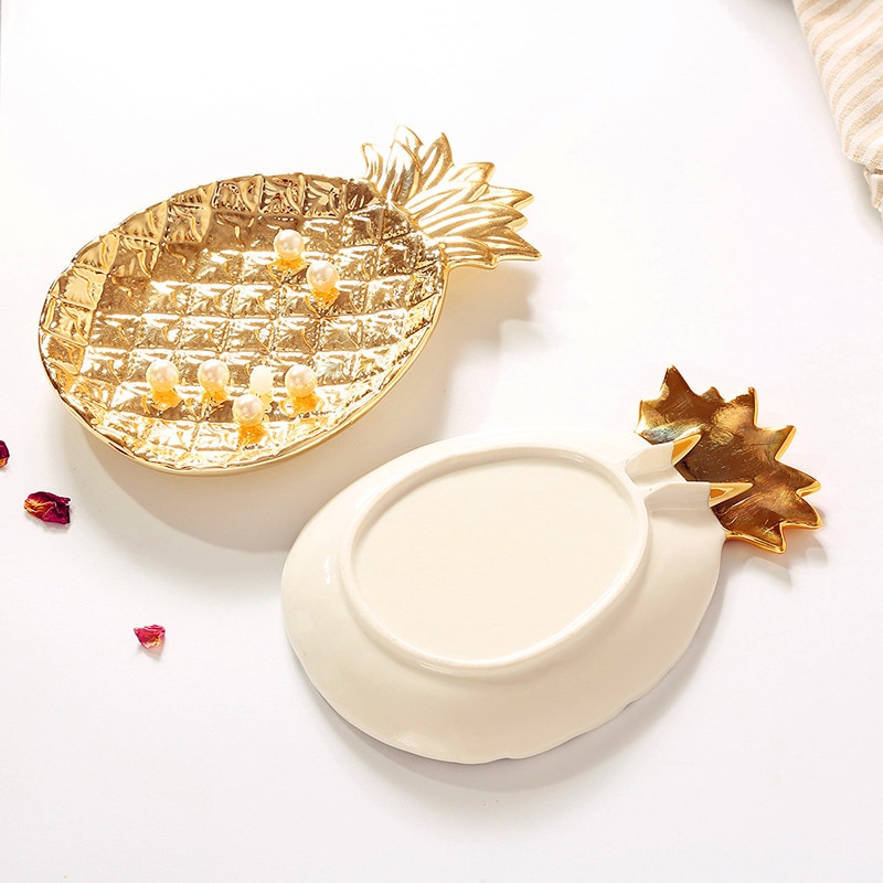 Jewelry Plate Pineapple Storage Dish