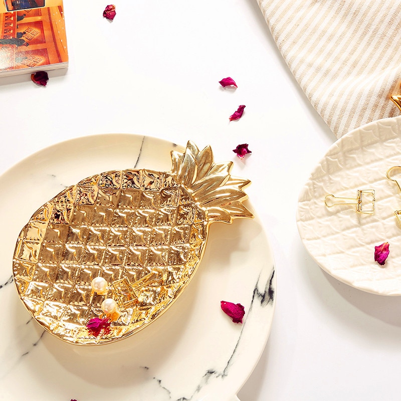 Jewelry Plate Pineapple Storage Dish