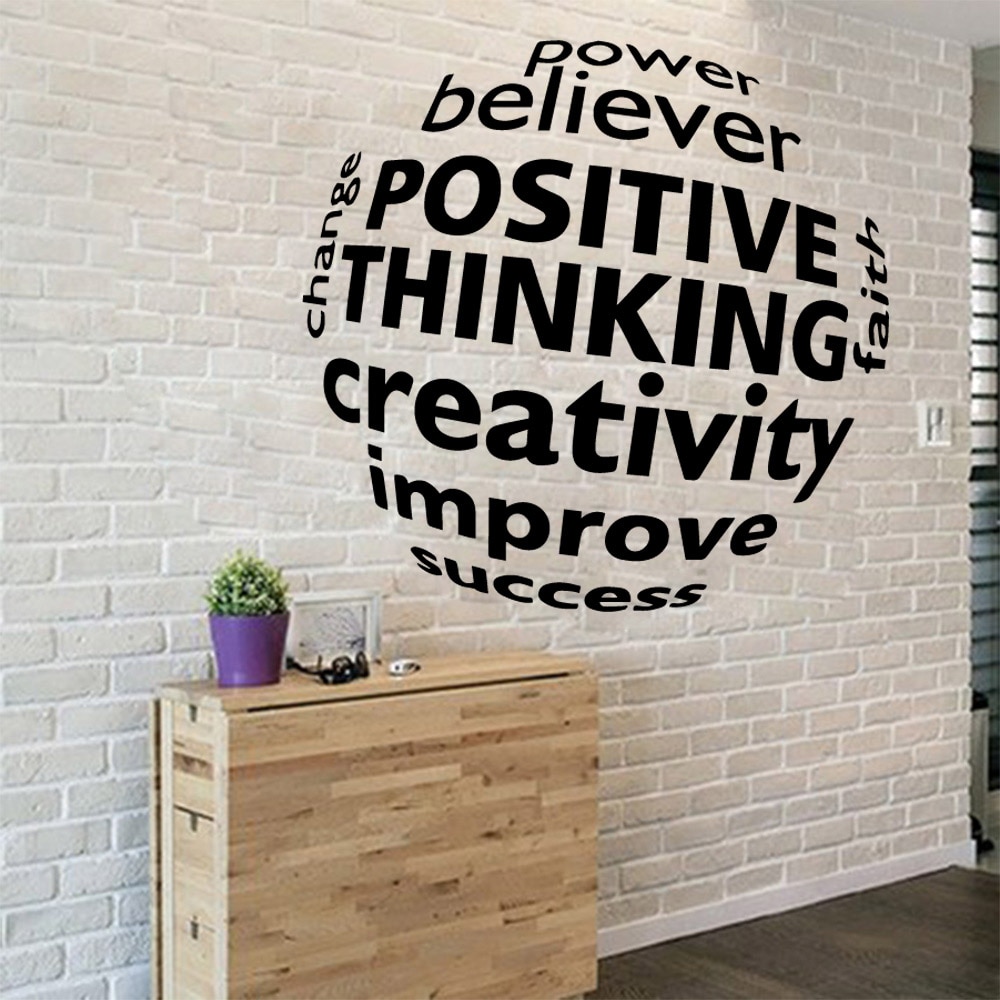 Quote Sticker Motivational Wall Decor