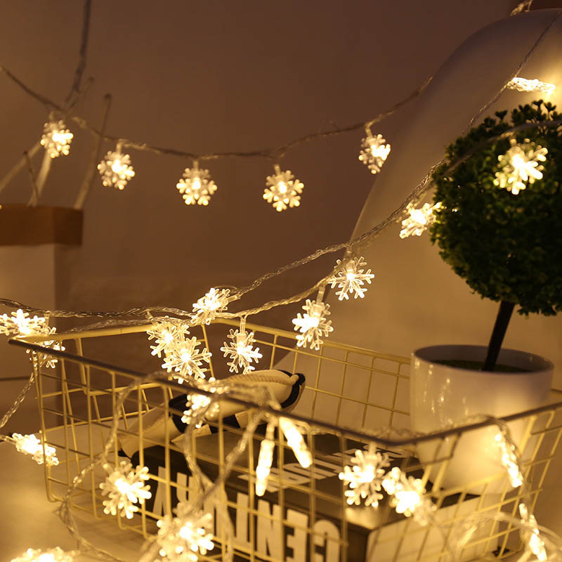 Snowflake Lights Hanging Fairy Lights