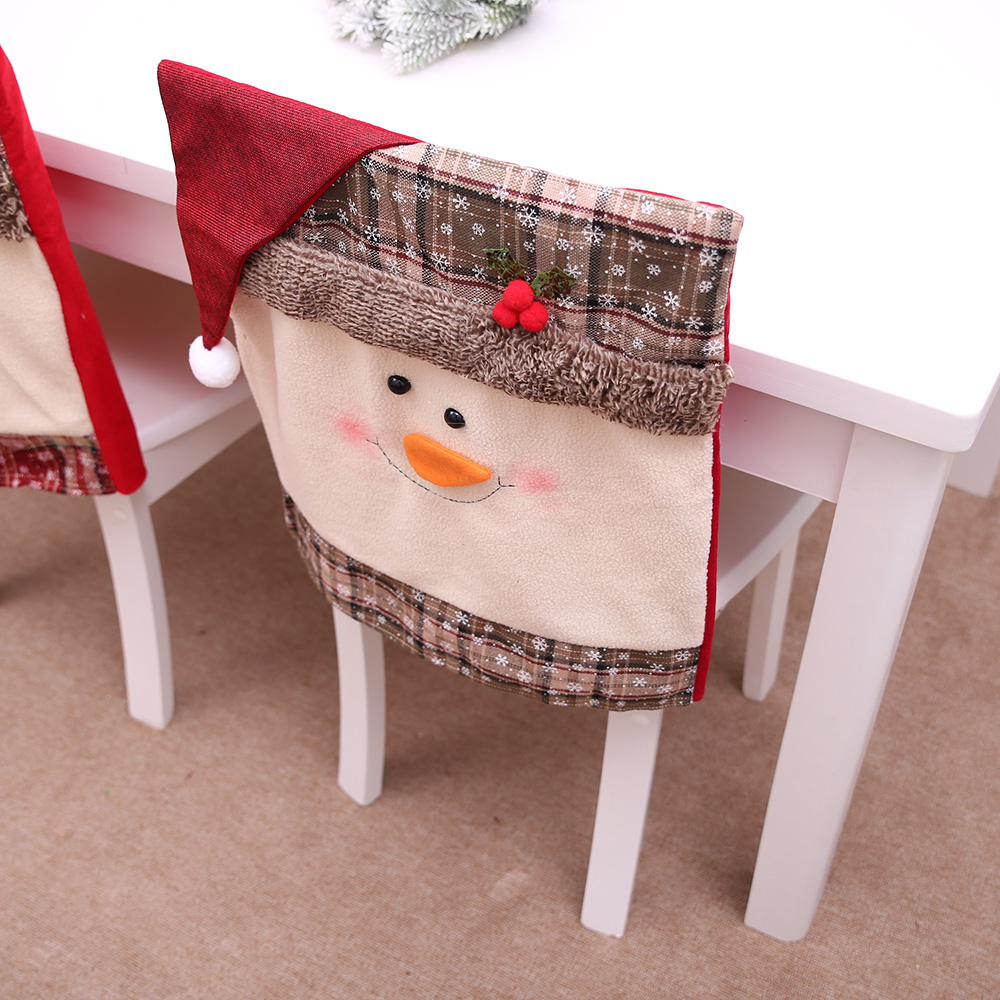 Christmas Chair Cover Home Decor