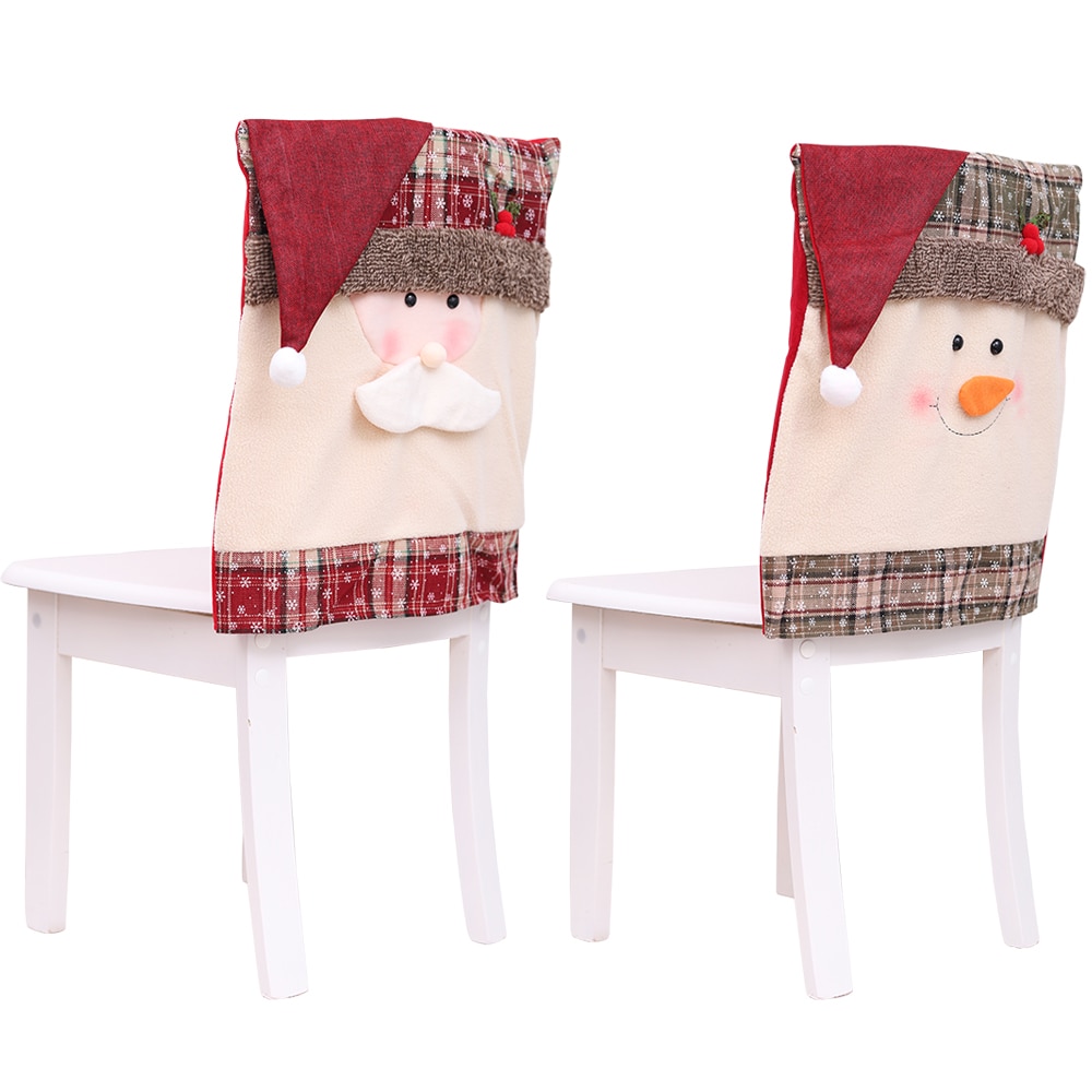 Christmas Chair Cover Home Decor