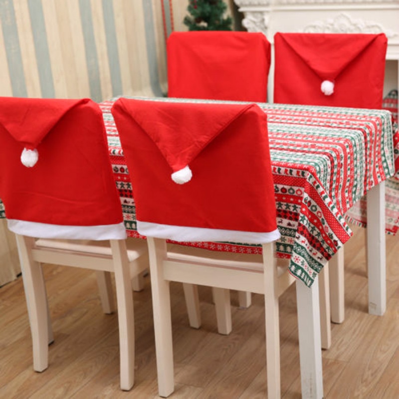 Christmas Chair Cover Home Decor