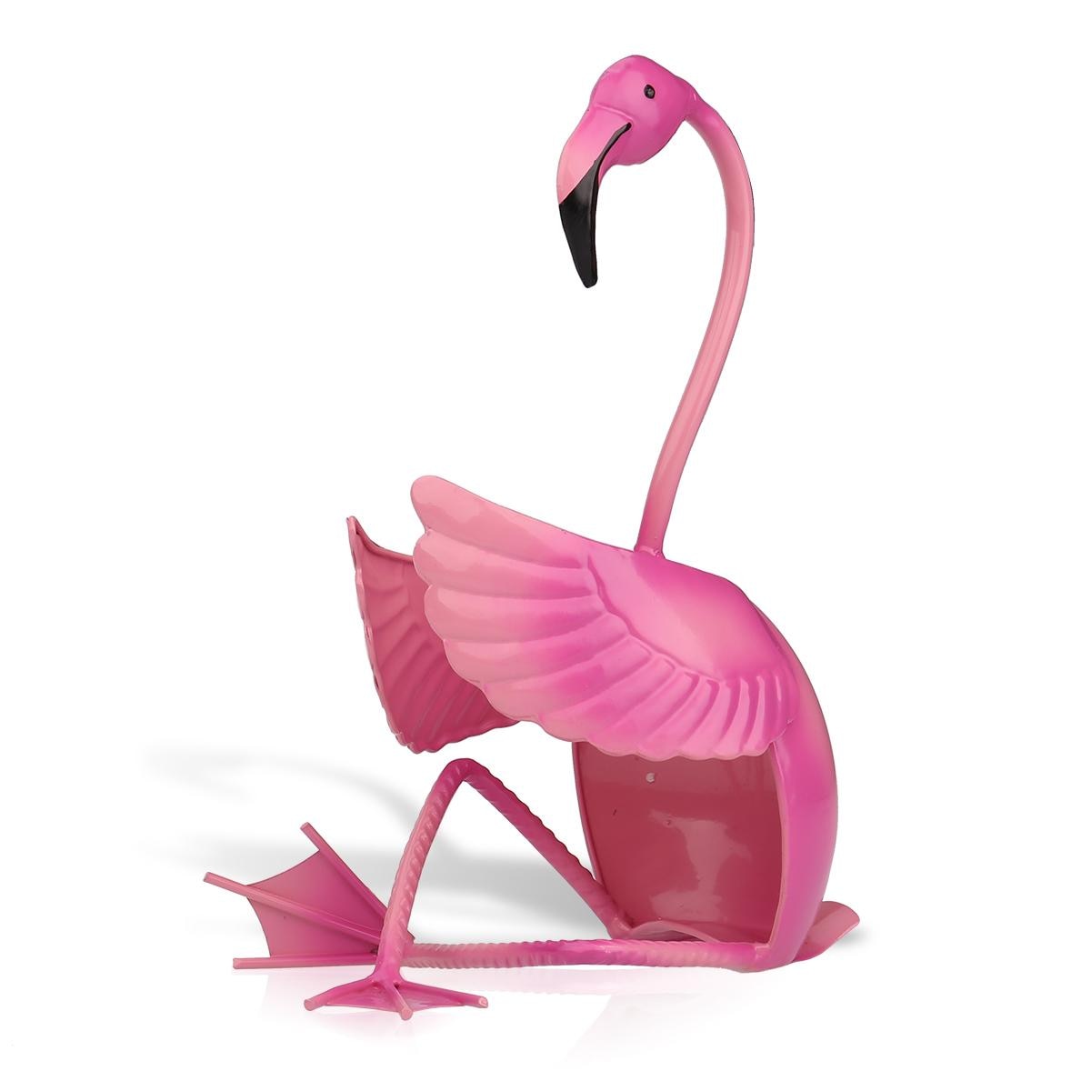 Wine Holder Flamingo Figurine