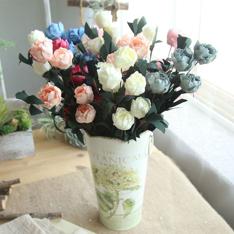 Artificial Roses Decoration 6 Heads/Bouquet