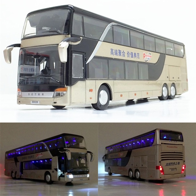 Model Bus Realistic Toy Vehicle