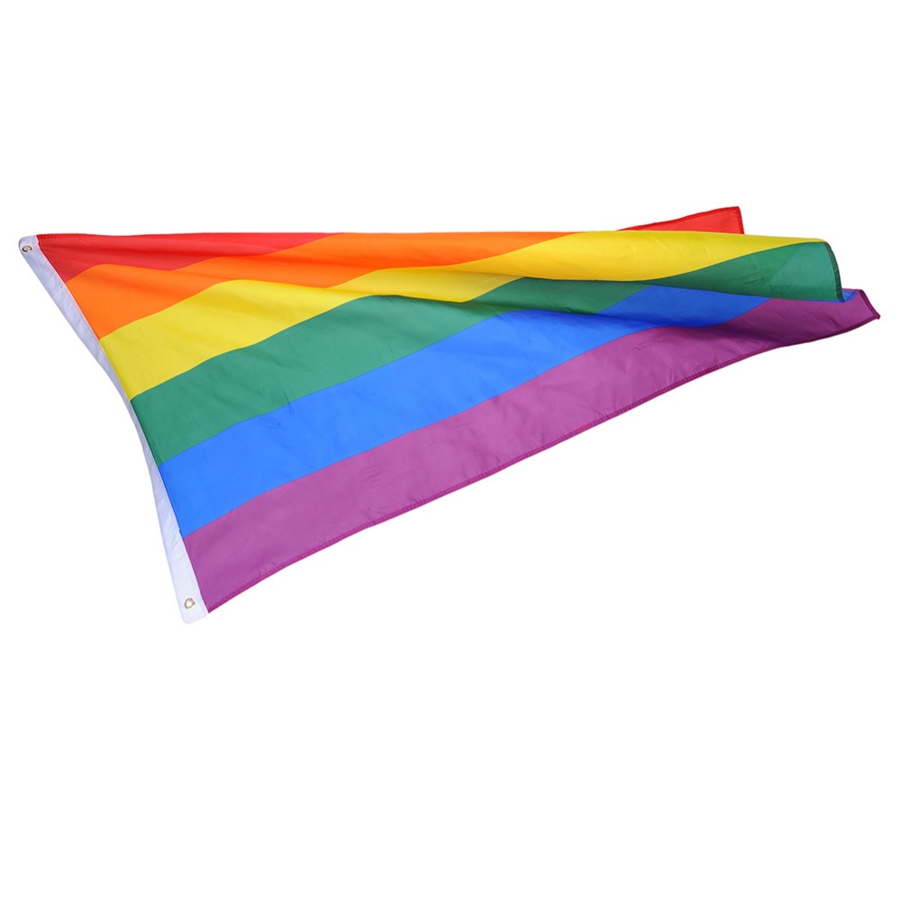 Rainbow Flag Polyester Cloth