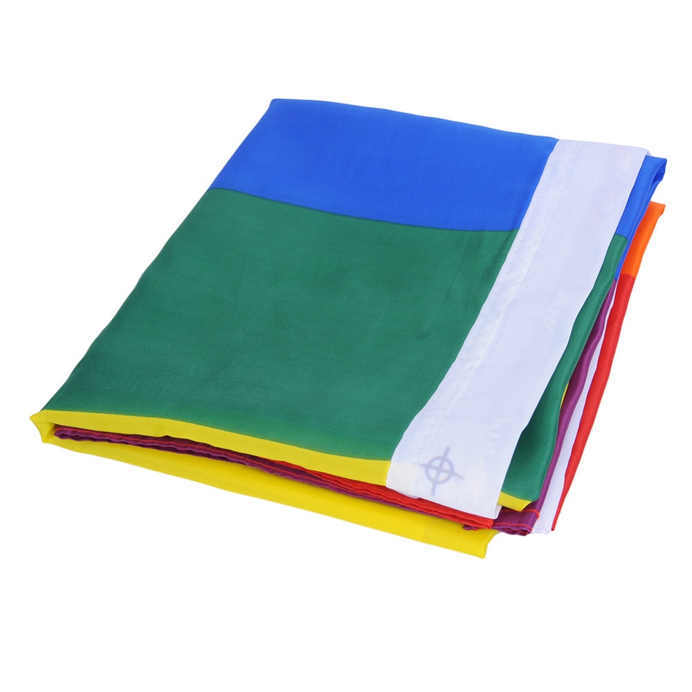 Rainbow Flag Polyester Cloth