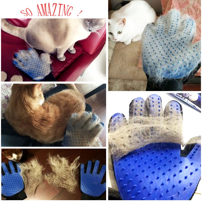 Cat Grooming Glove Massage Brush