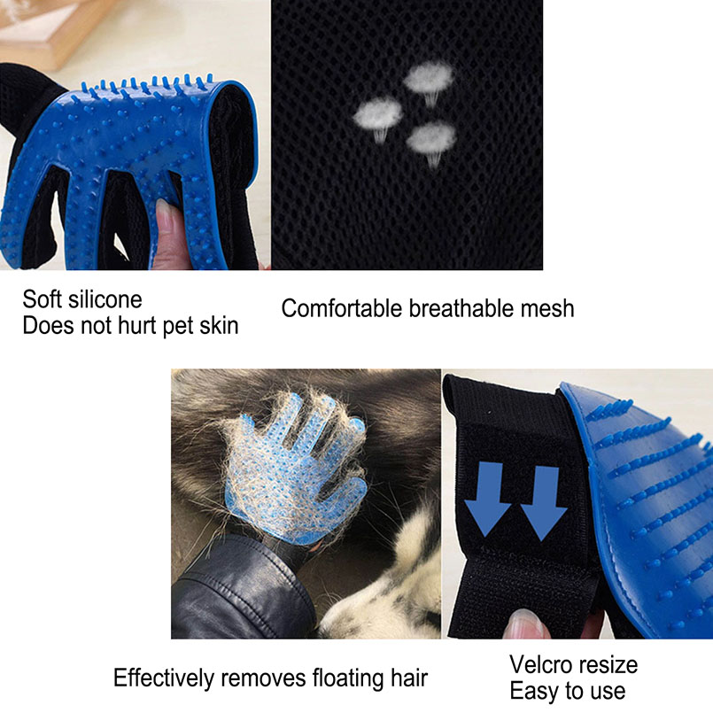 Cat Grooming Glove Massage Brush