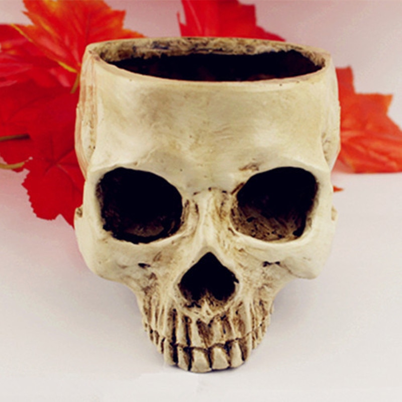 Skull Decor Resin Sculpture