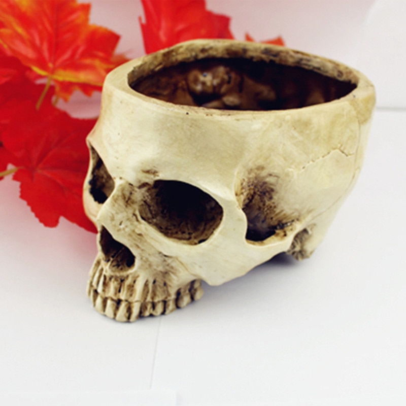 Skull Decor Resin Sculpture