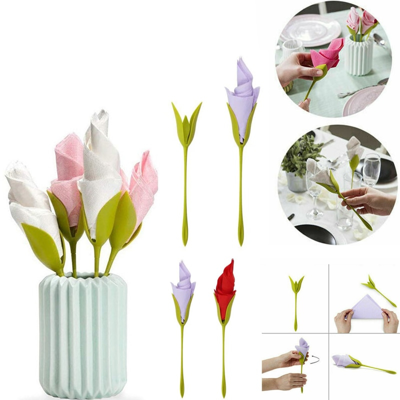 Napkin Holder DIY Flower Branch Decoration