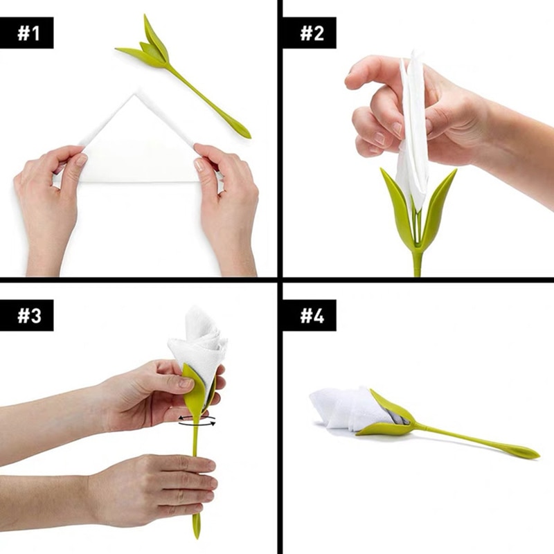 Napkin Holder DIY Flower Branch Decoration