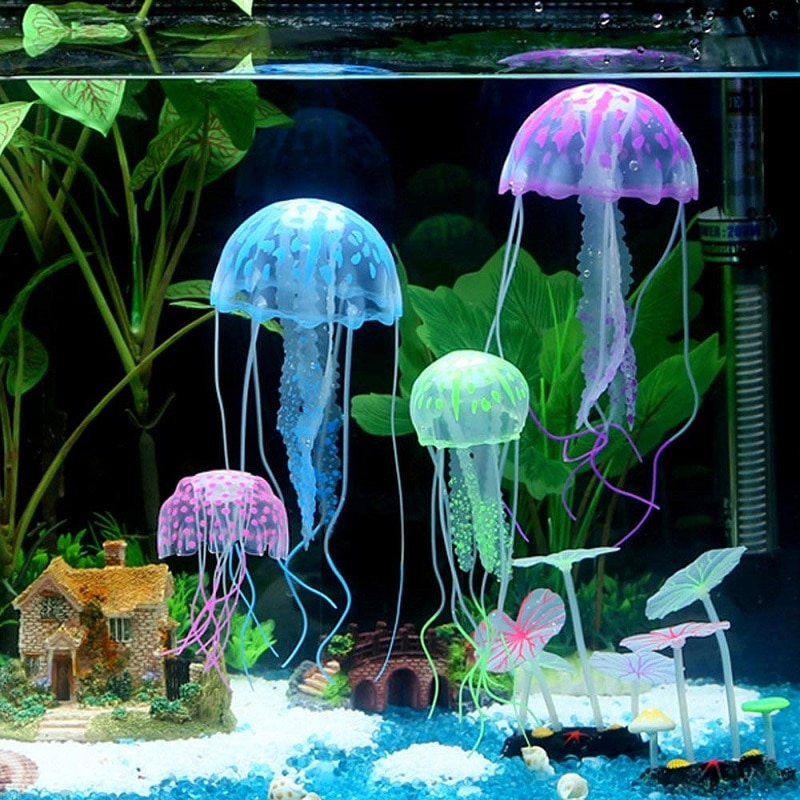 Jellyfish Ornament Fish Tank Decor