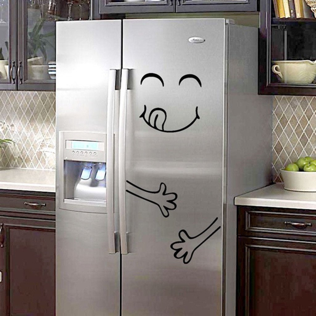 Fridge Stickers Smiling Yummy Faces