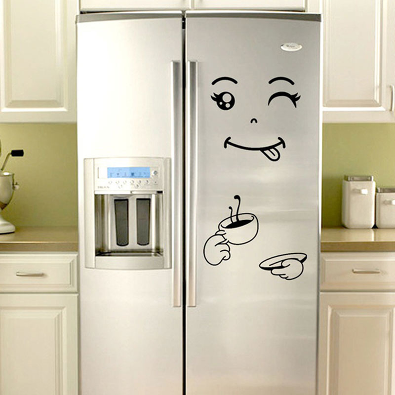 Fridge Stickers Smiling Yummy Faces