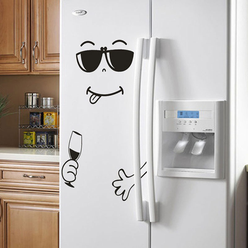 Fridge Stickers Smiling Yummy Faces