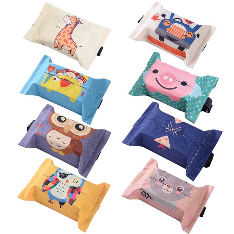 Tissue Box Cover Cartoon Cloth